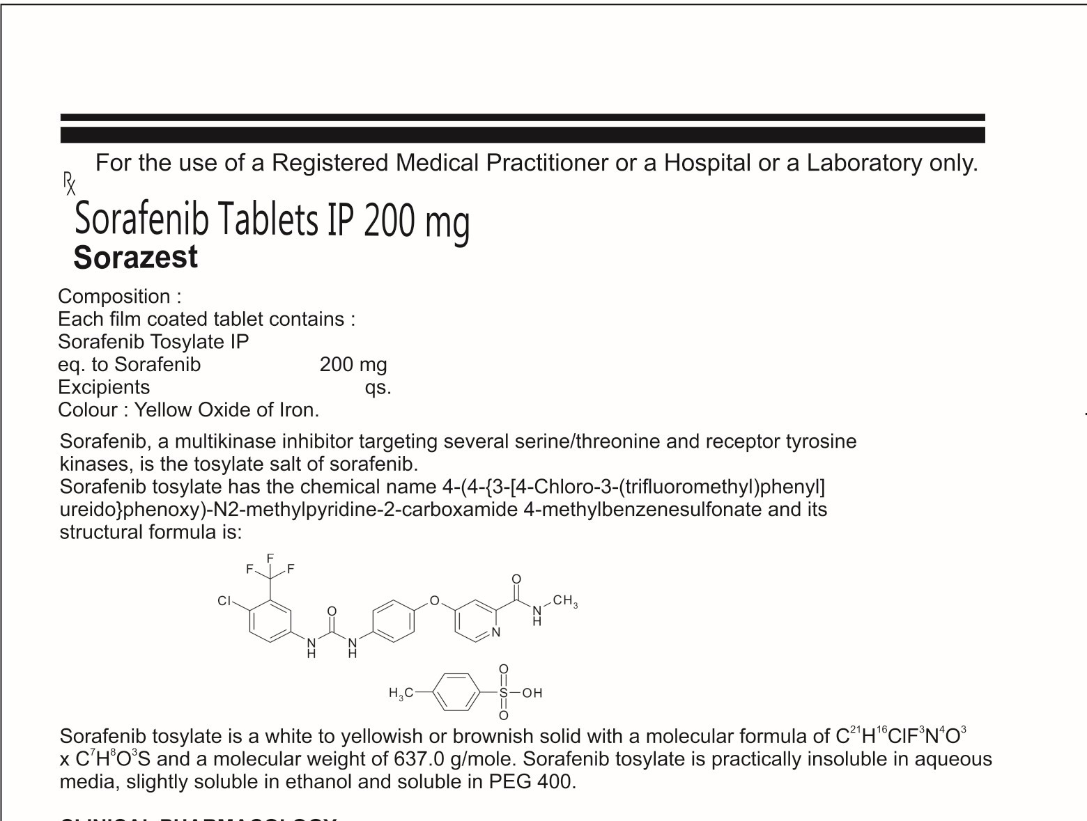 SORAZEST 200MG